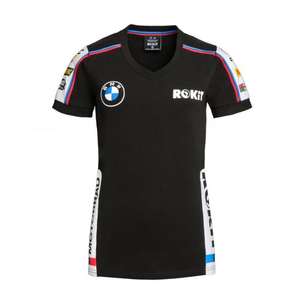 BMW Motorrad T-Shirt WSBK Fan X Rokit Γυναικείο Μαύρο ΕΝΔΥΣΗ BMW Motorrad T-Shirt WSBK Fan X Rokit Γυναικείο Μαύρο ΕΝΔΥΣΗ